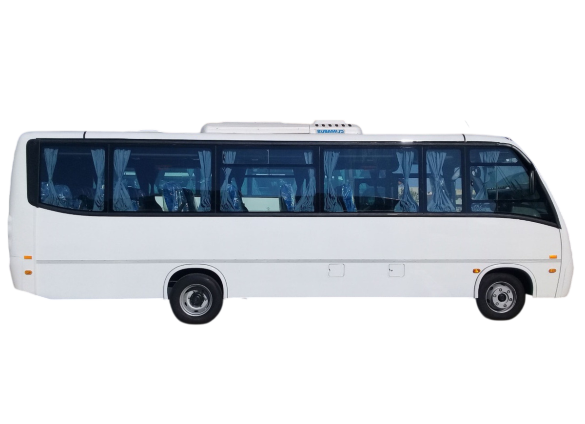 Mini bus Mercedes-Benz LO 916, año 2017